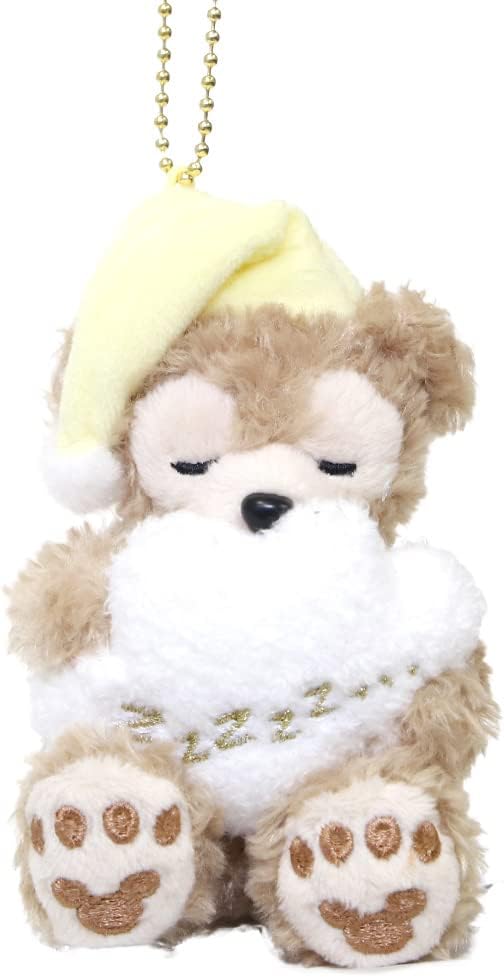 DISNEY Duffy & Friends Sweet Dreams Plush Badge Keychain