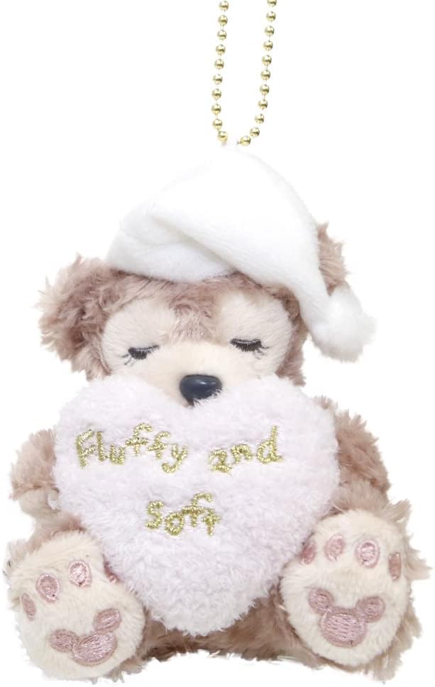 DISNEY Duffy & Friends Sweet Dreams Plush Badge Keychain