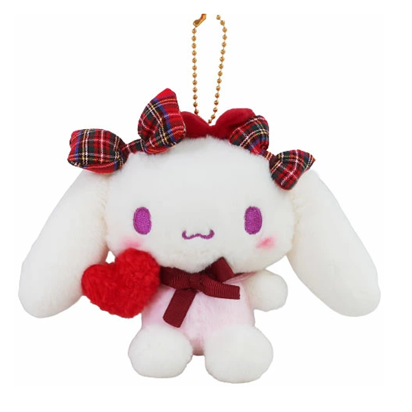SANRIO Ribbon Love Plush Keychain