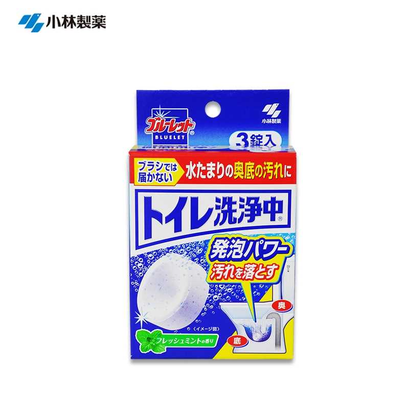 KOBAYASHI Bluelet Toilet Cleaning Tablets Fresh Mint Scent