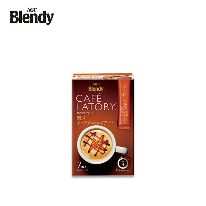 AGF Cafe Latory Instant Rich Caramel Macchiato