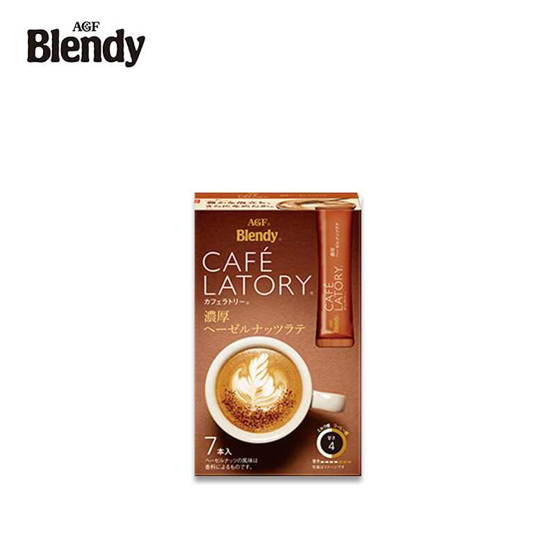 AGF Blendy Cafe Latory Rich Hazelnut Latte (74g*7)