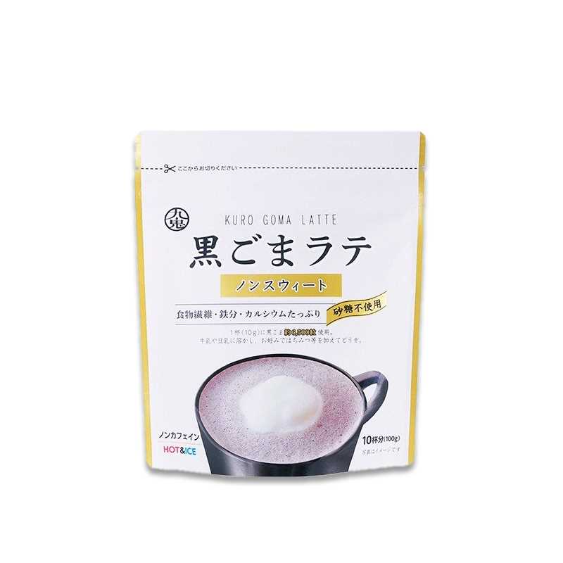 KUKI Black Sesame Latte (Unsweetened)
