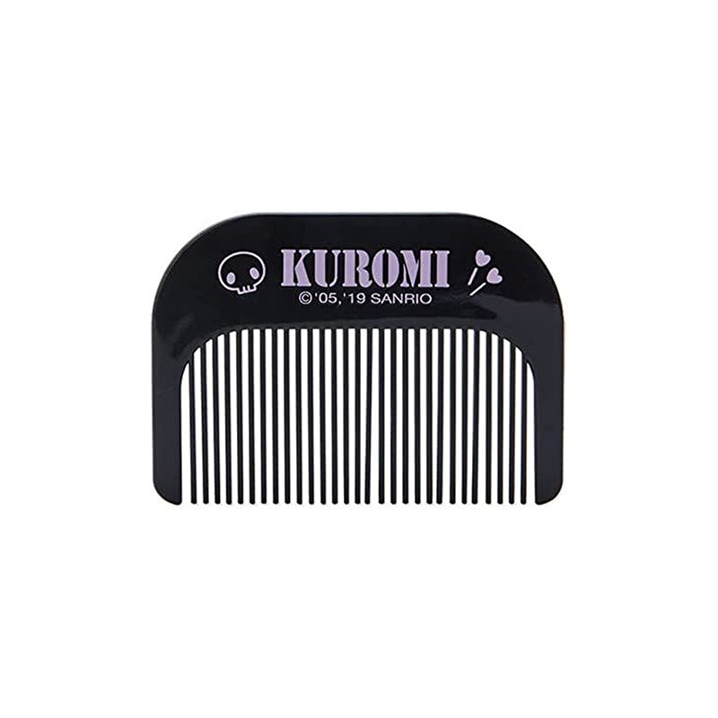 SANRIO Kuromi Folding Mirror and Comb Set