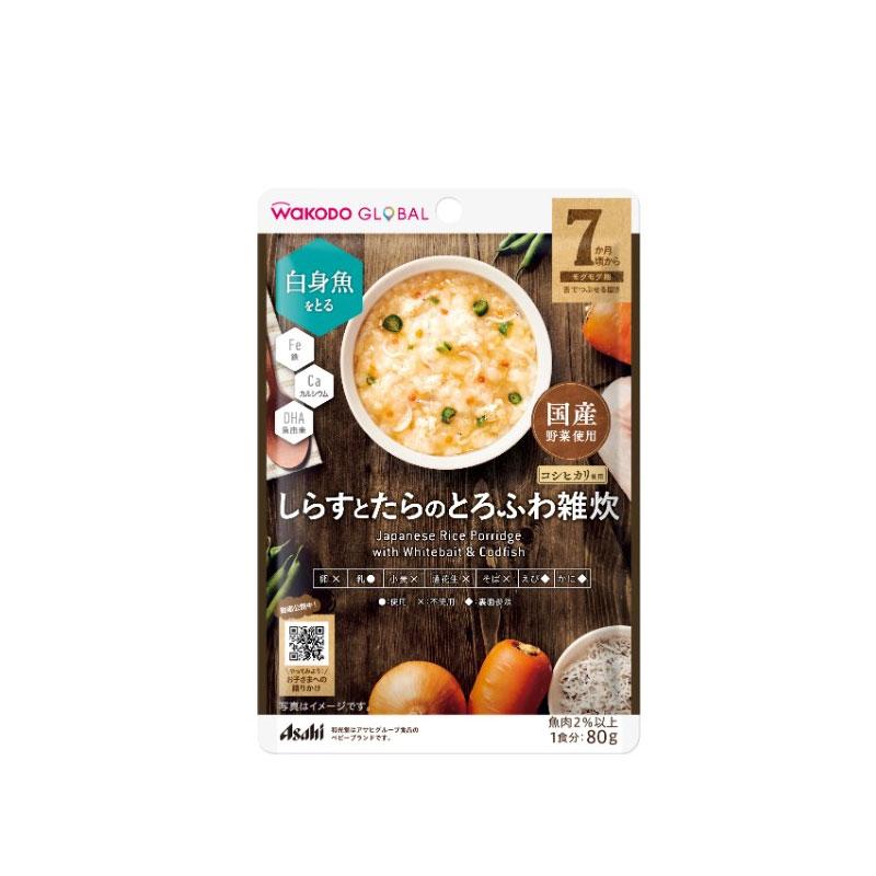 WAKODO Japanese Rice Porridge with Whitebait & Codfish