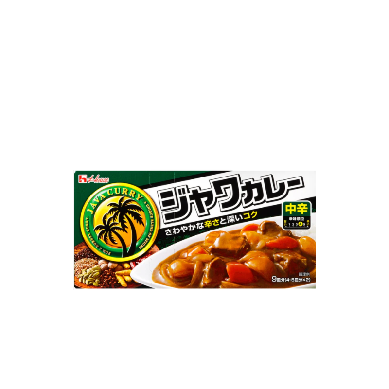 HOUSE FOODS Java Curry Mild-Hot 185 g