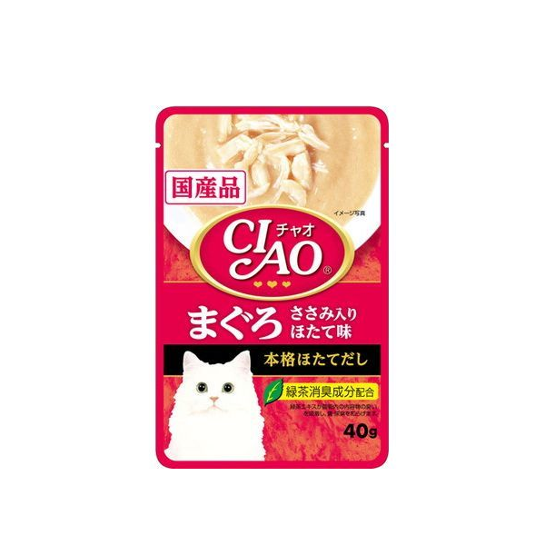 CIAO Pouch Bonito With Chicken Fillet and Bonito Flakes