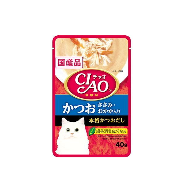 CIAO Pouch Bonito With Chicken Fillet and Bonito Flakes