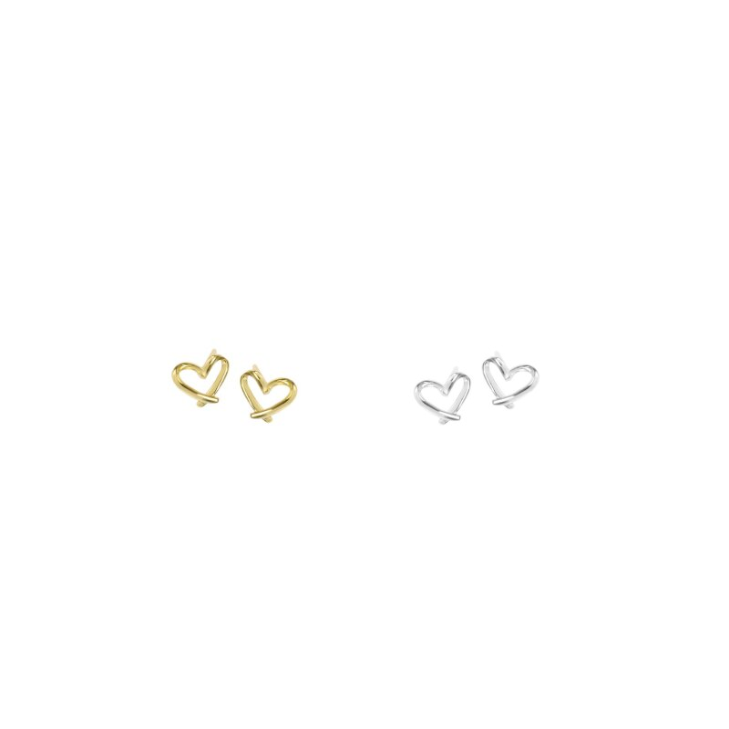 LUPIS Mini Wire Heart Earrings