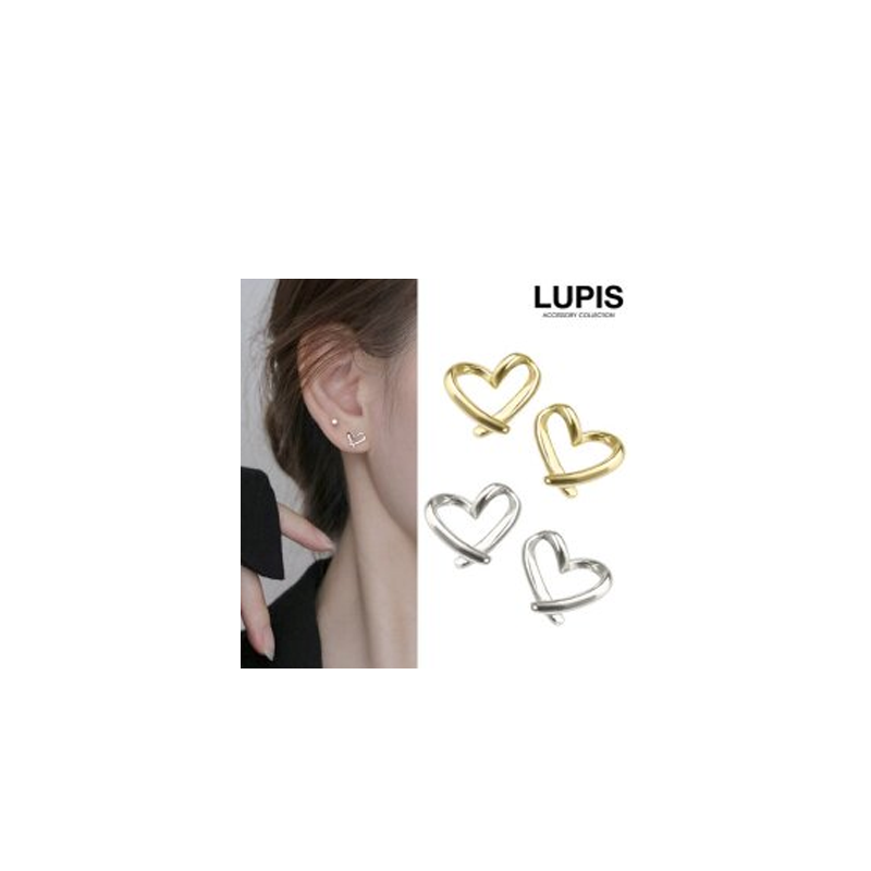 LUPIS Mini Wire Heart Earrings