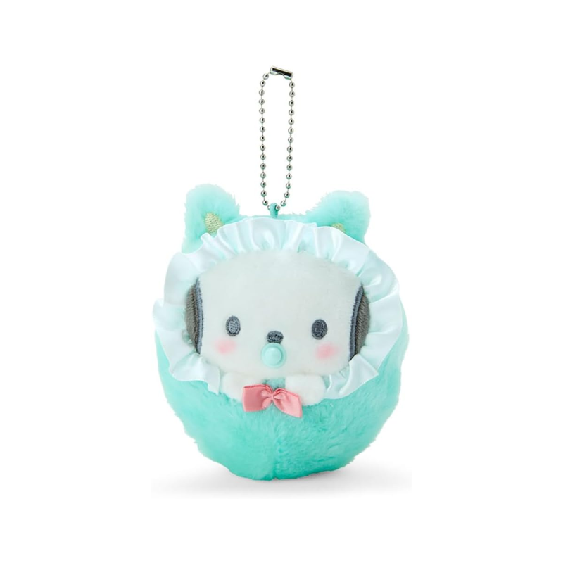 SANRIO Swaddled Baby Mascot Plush Keychain