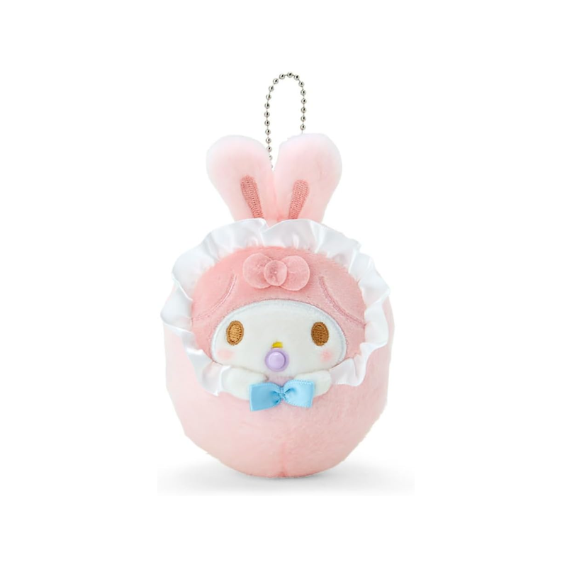 SANRIO Swaddled Baby Mascot Plush Keychain