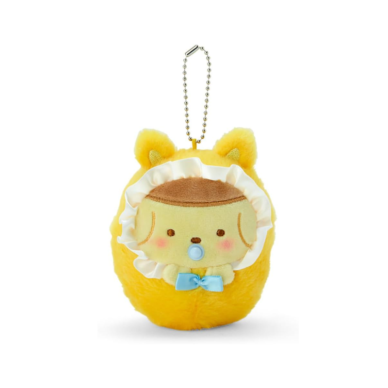 SANRIO Swaddled Baby Mascot Plush Keychain