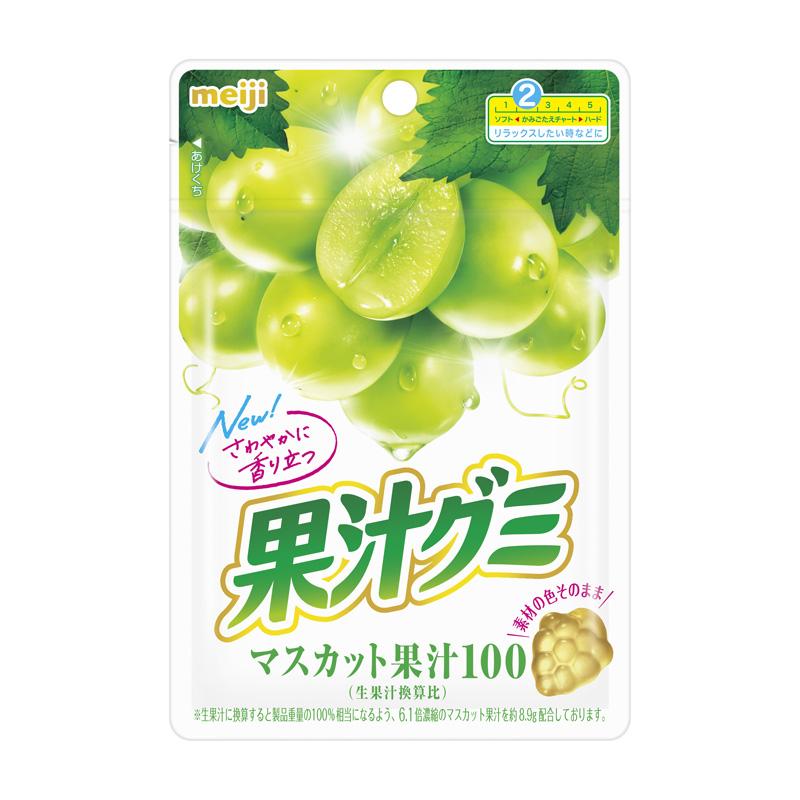 MEIJI Fruit Gummy (Muscat Grape Flavor)