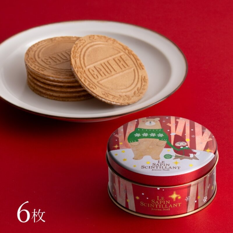 KOBE FUGETSUDO Christmas Gaufre Waffle Cookies