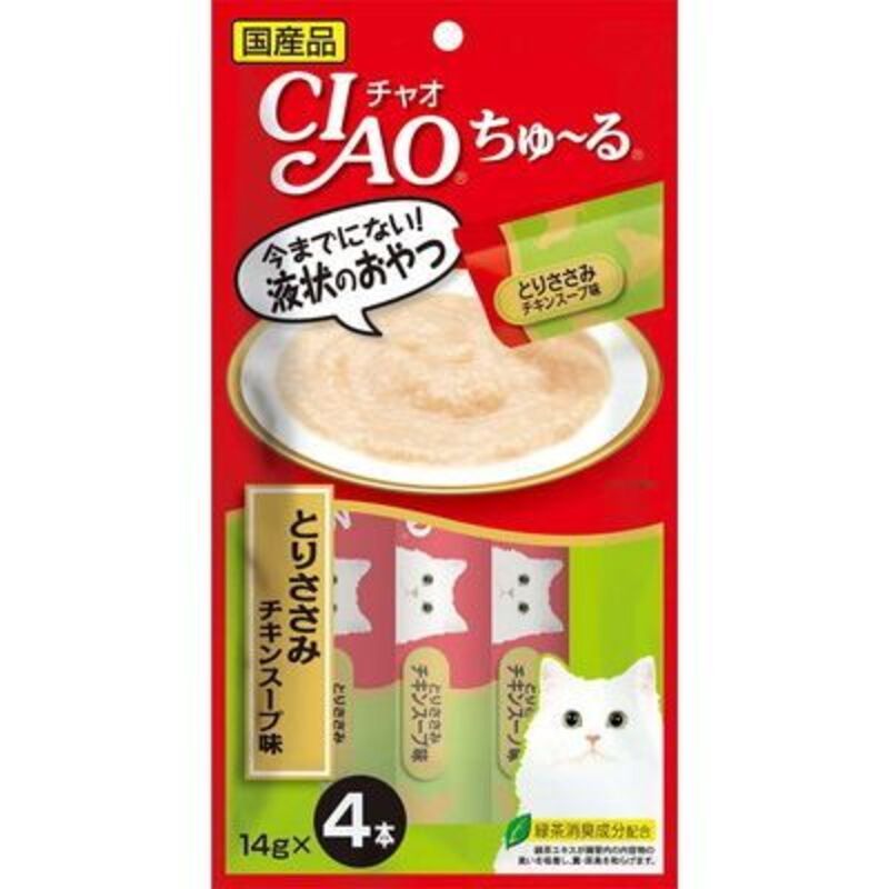 INABA CIAO Churu Cat Treats (Chicken & Sweet Shrimp)