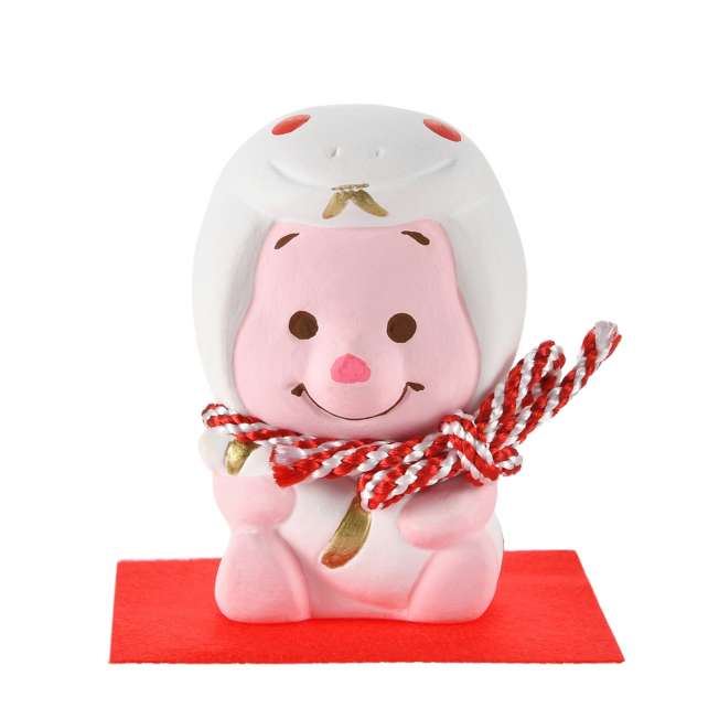 DISNEY ETO POOH Piglet Year of the Snake Figurine