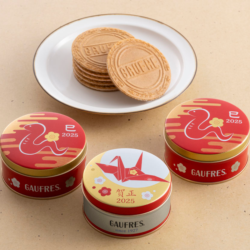 KOBE FUGETSUDO New Year Gaufre Cookies