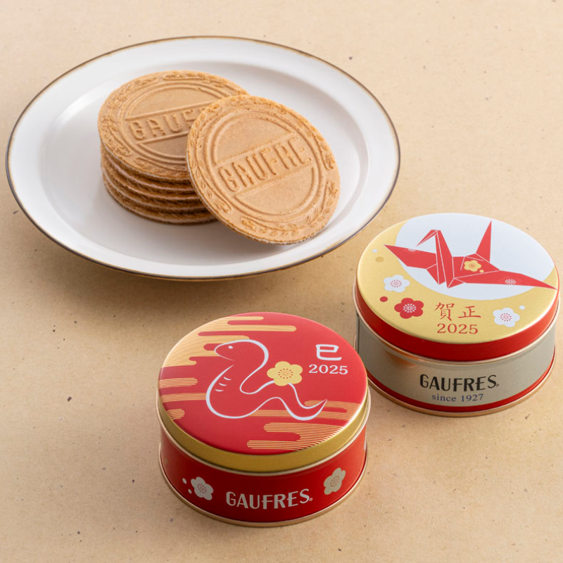 KOBE FUGETSUDO New Year Gaufre Cookies