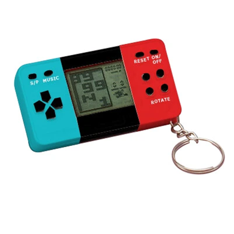 YD-3436 Mini Game Keyring – Two-Tone Palm-Sized Mini Game Console