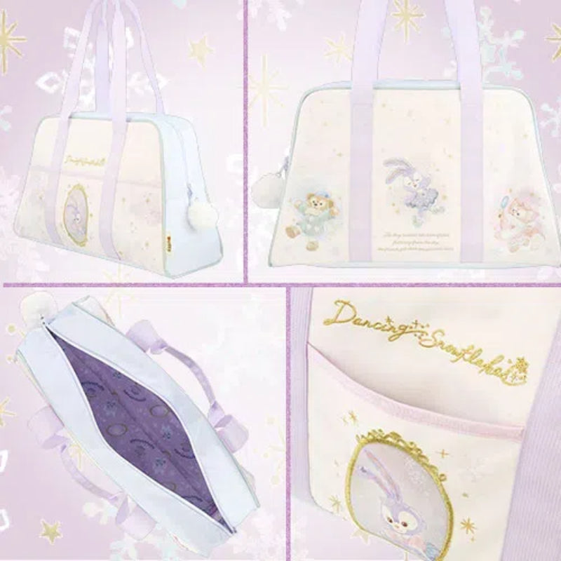 DISNEY Duffy & Friends Dancing Snowflakes Boston Bag