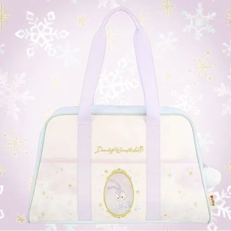DISNEY Duffy & Friends Dancing Snowflakes Boston Bag