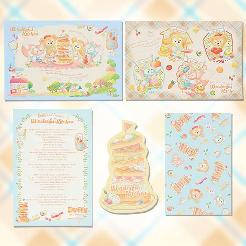 DISNEY Duffy & Friends Wonderful Kitchen Postcard Set
