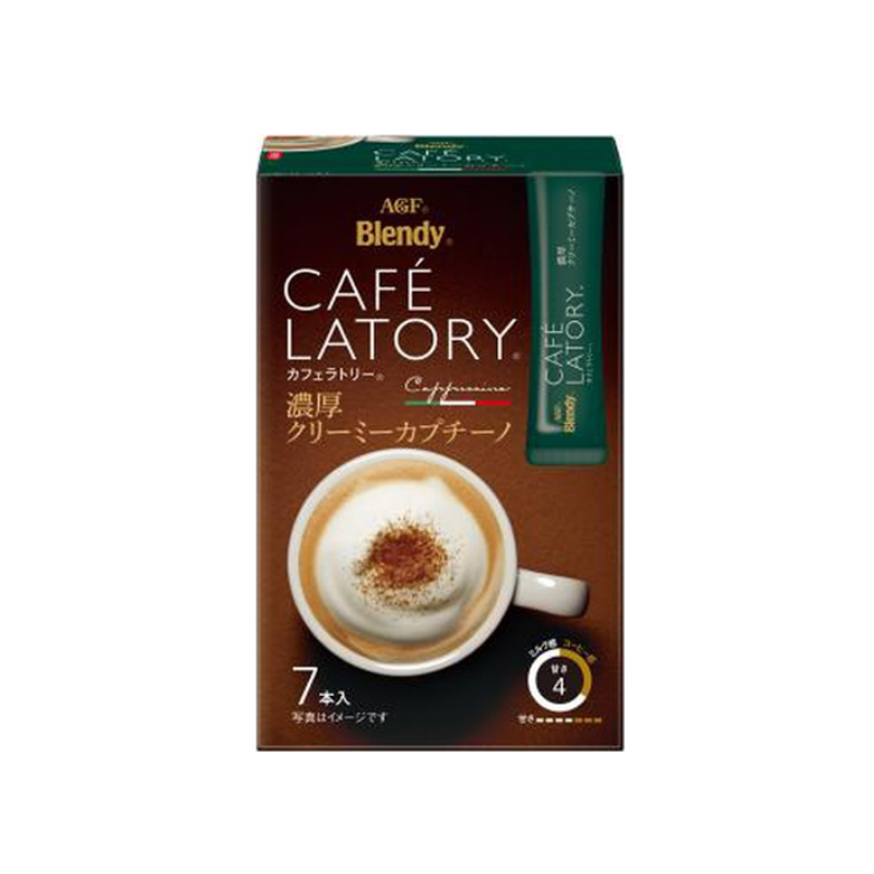 AGF Cafe Latory 7 Pack Of Thick Cream Cappuccino