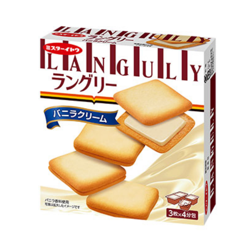 MR. ITO Languly Vanilla Cream Langue de Chat Cookies