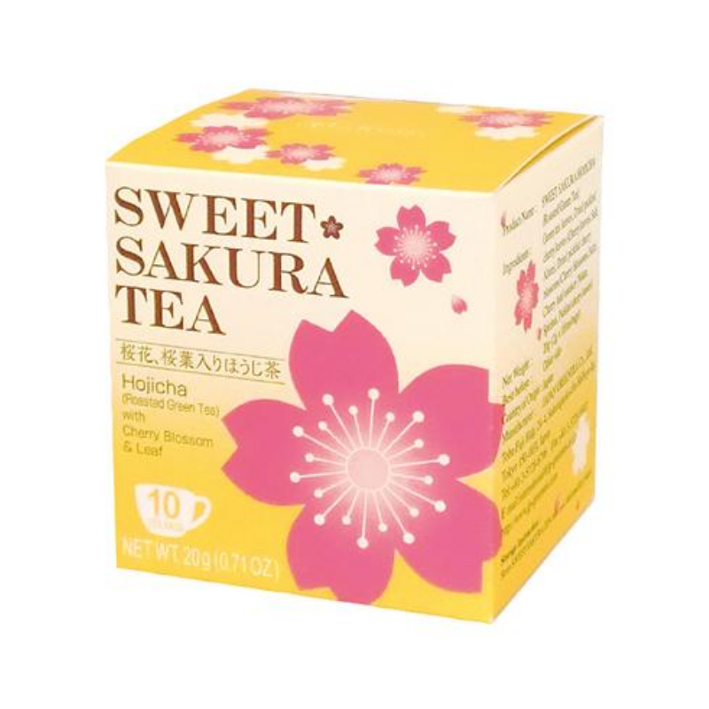 TEA BOUTIQUE Sweet Sakura Tea (Roasted Green Tea with Cherry Blossom)