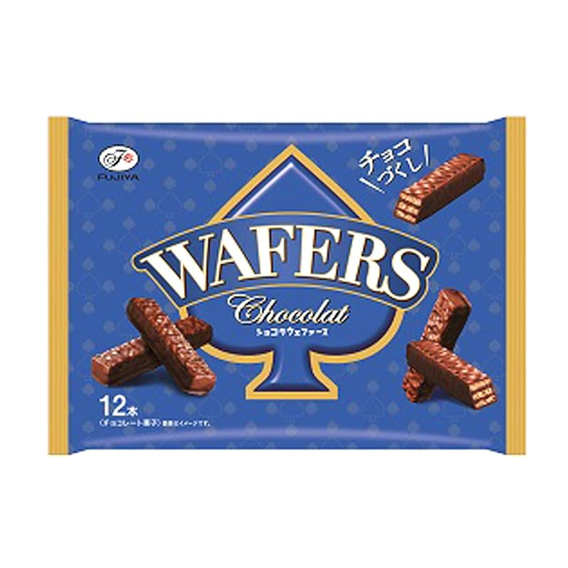 FUJIYA Wafers (Chocolat, 12 Pieces)