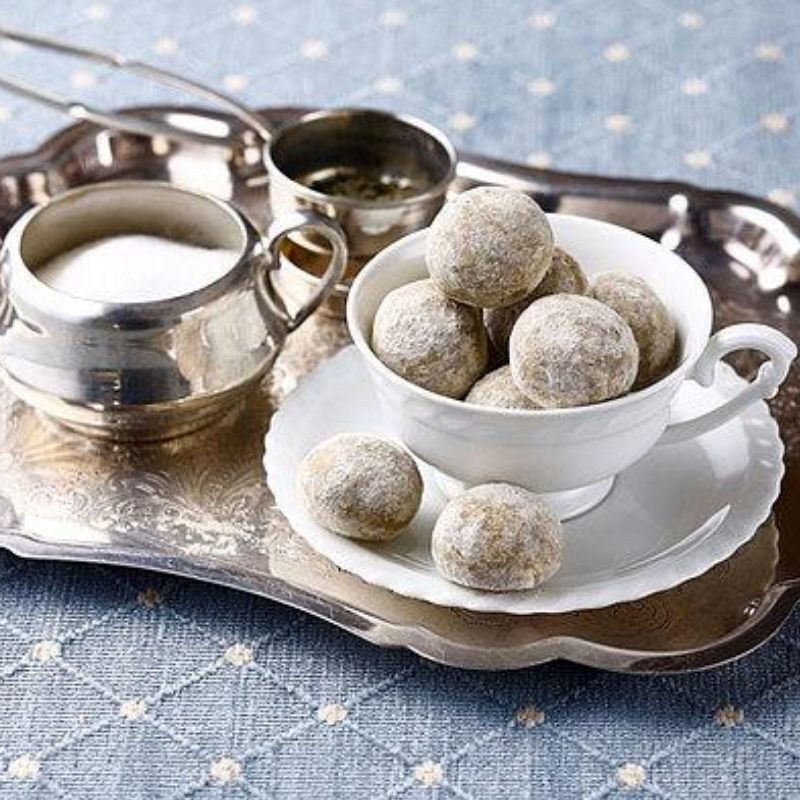 DESICA Organic Earl Grey Milk Tea Polvorone Cookies