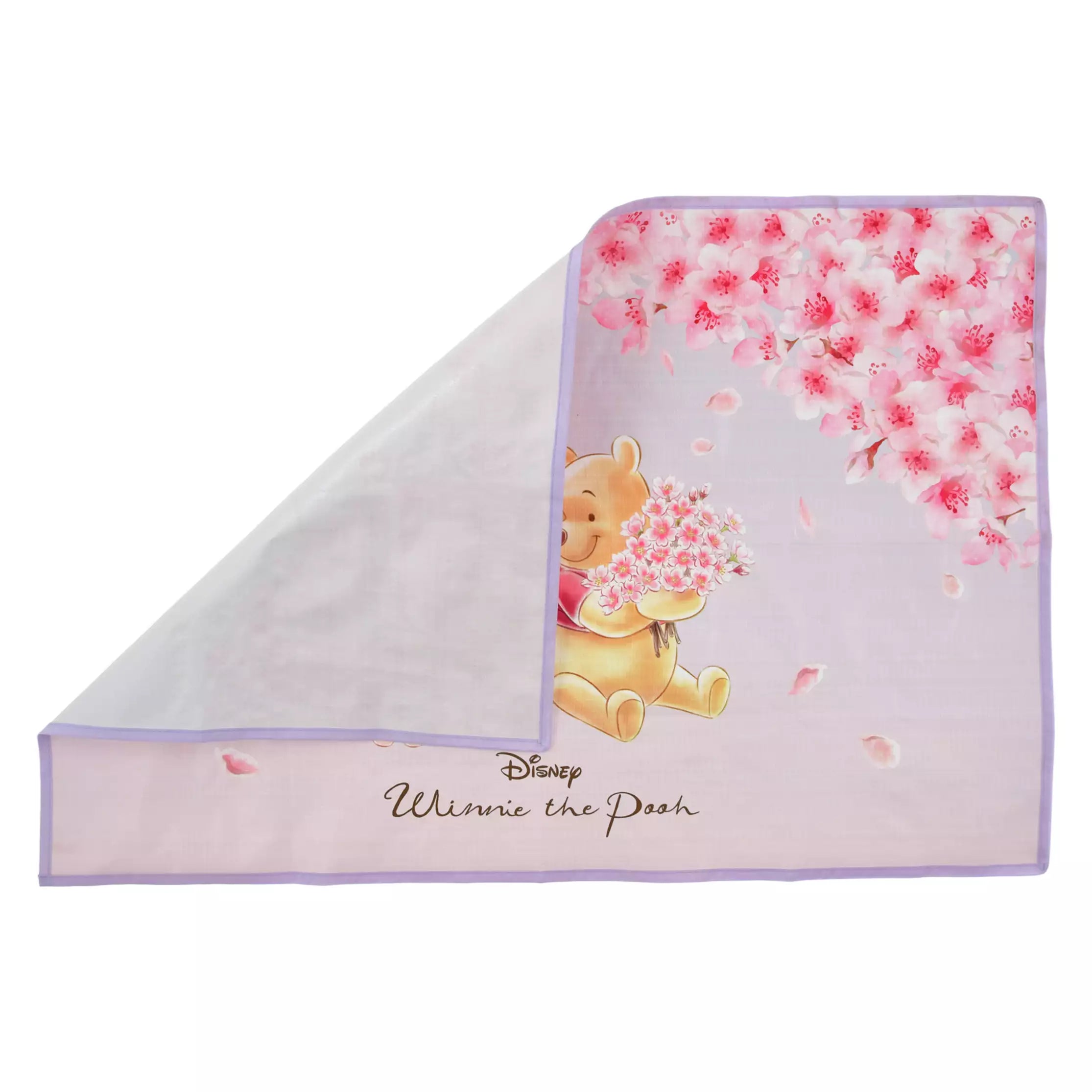 DISNEY Sakura Winnie the Pooh and Piglet Picnic Blanket with Pouch