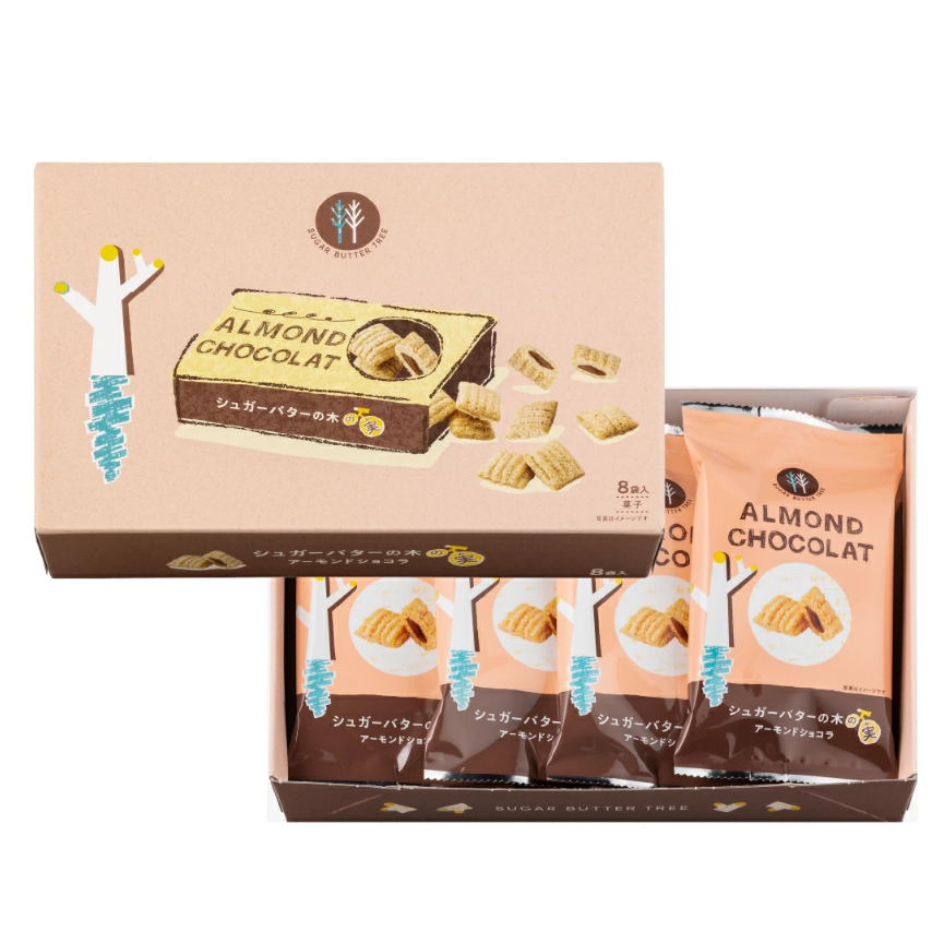 SUGAR BUTTER TREE Nuts Almond Chocolate