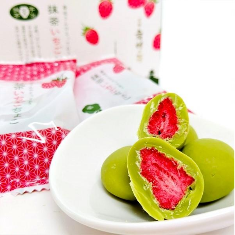MAIKO TEA SHOP Matcha Chocolate Covered Strawberries