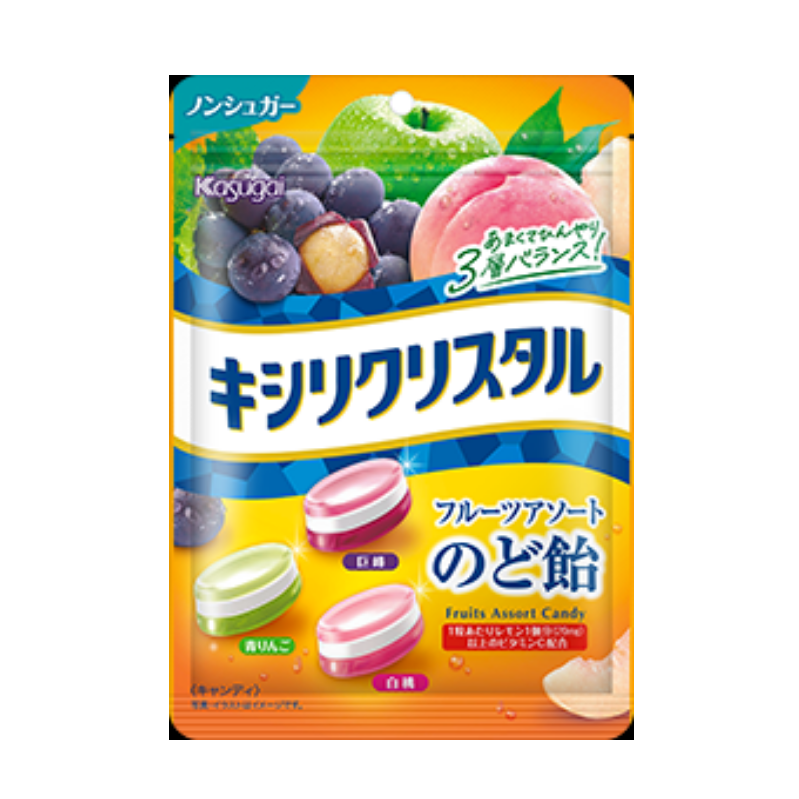 KASUGAI Xyli-Crystal Assorted Fruit Candy