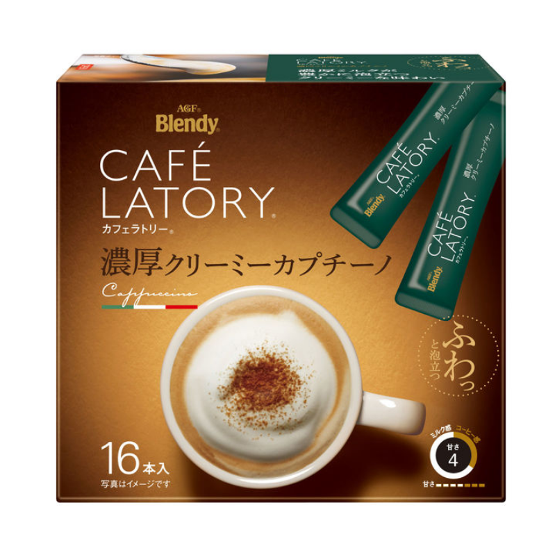 AJINOMOTO AGF Blendy Cafelatory Rich & Creamy Cappuccino