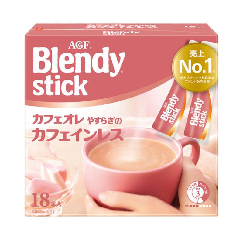 AJINOMOTO AGF Blendy Decaffeinated Cafe Au Lait