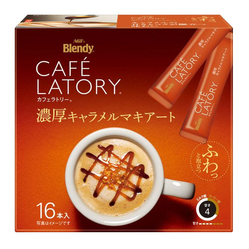 AJINOMOTO AGF Blendy Café Latory Instant Caramel Macchiato (16 Sticks)