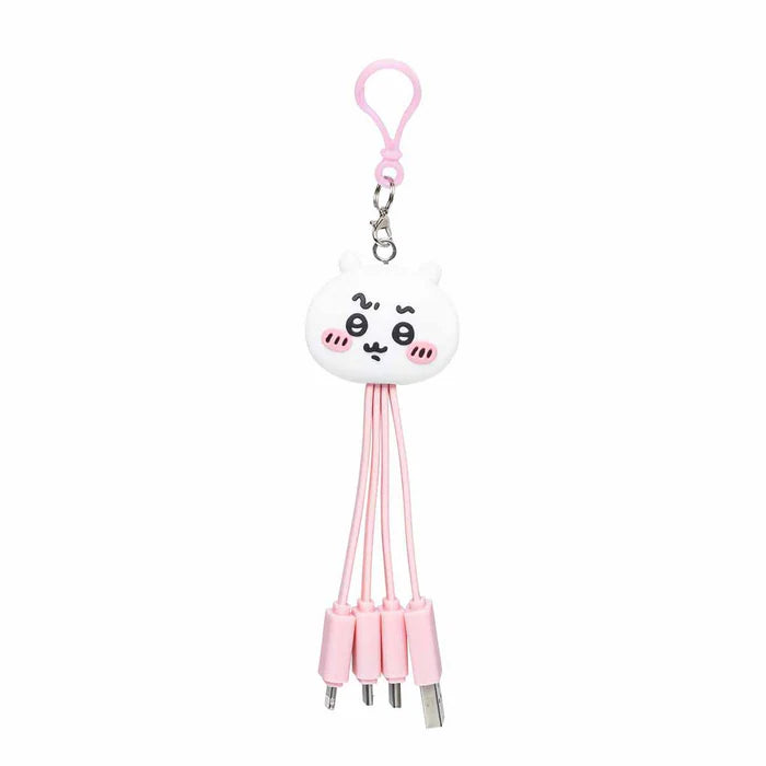 Chiikawa Face Multi-Charge Cable
