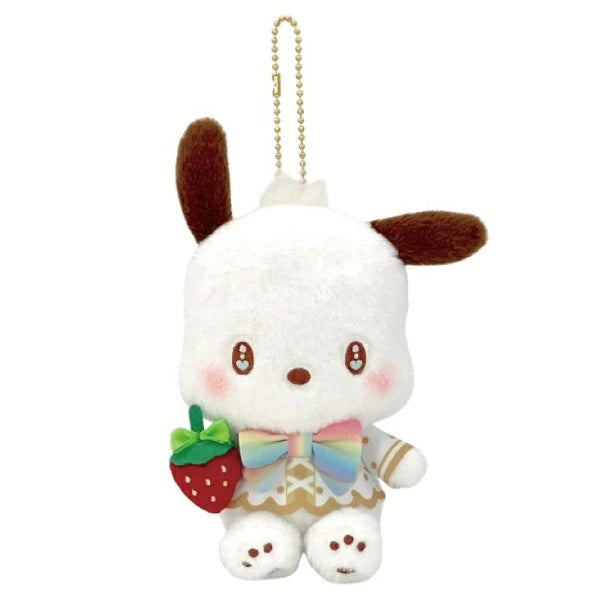 Sanrio Strawberry News 50th Anniversary Plush Keychain