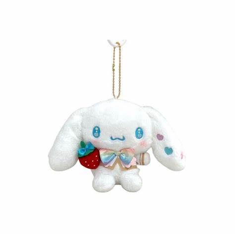 Sanrio Strawberry News 50th Anniversary Plush Keychain