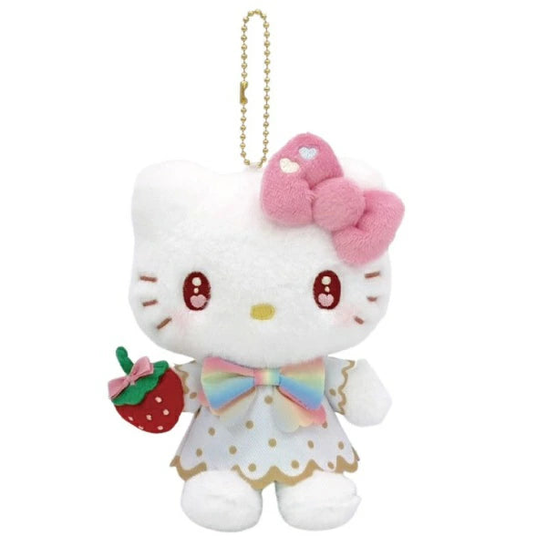 Sanrio Strawberry News 50th Anniversary Plush Keychain