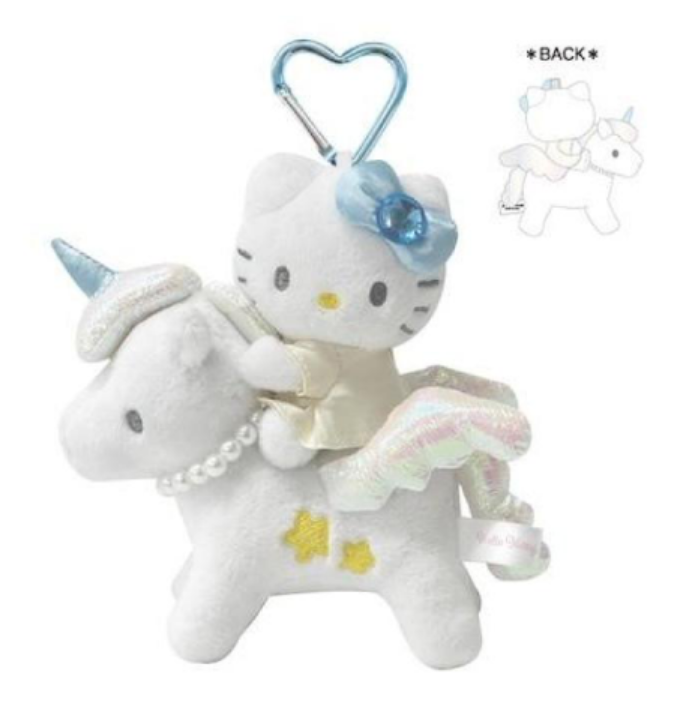 SANRIO Hello Kitty Fantasy Mermaid Plush Keychain