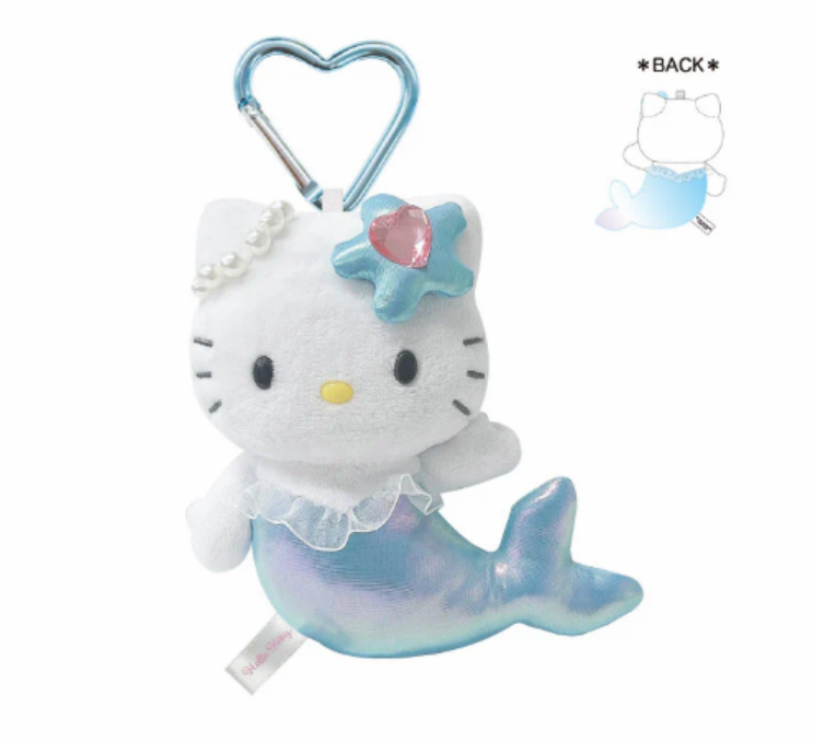 SANRIO Hello Kitty Fantasy Mermaid Plush Keychain