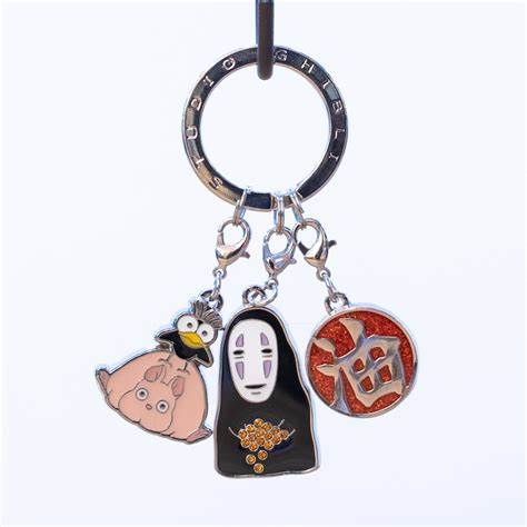 STUDIO GHIBLI Spirited Away Three-Link Keyring