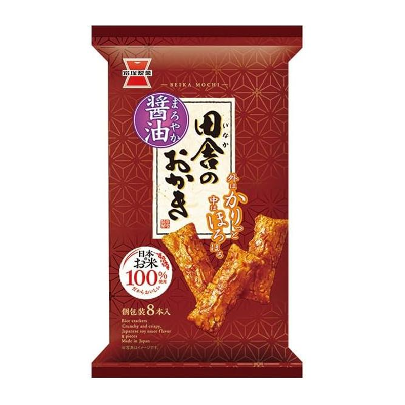 IWATSUKA SEIKA Inaka no Okaki Soy Sauce Rice Crackers