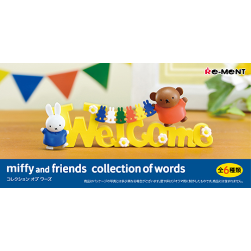 RE-MENT Miffy and Friends Collection of Words Blind Box Figurine