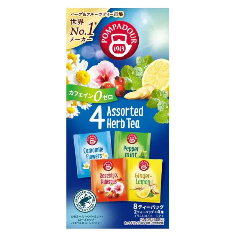 POMPADOUR 4 Assorted Herbal Teas