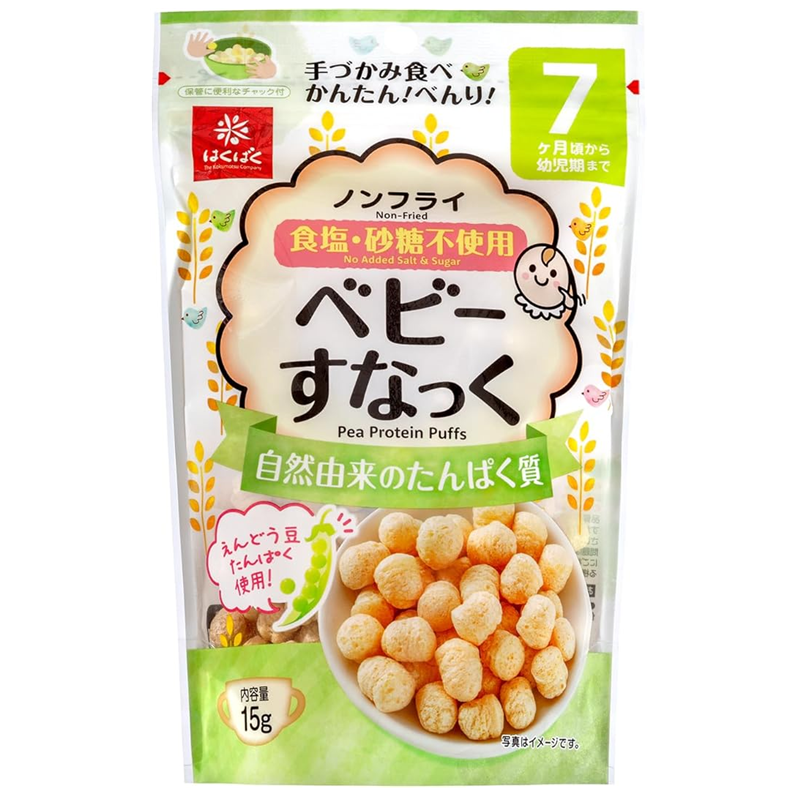 HAKUBAKU Baby Snacks Natural Protein